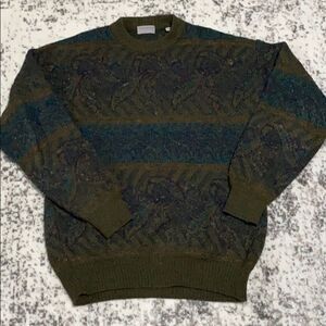 VTG Metroploitan sweater Italy made sweater size L GUC wool acrylic mohair blend